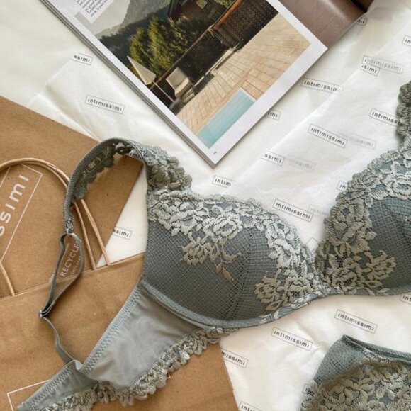Intimissimi Lingerie 2-piece Push-Up Bra (36 B) and Panties (M) Set - Picture 12 of 15